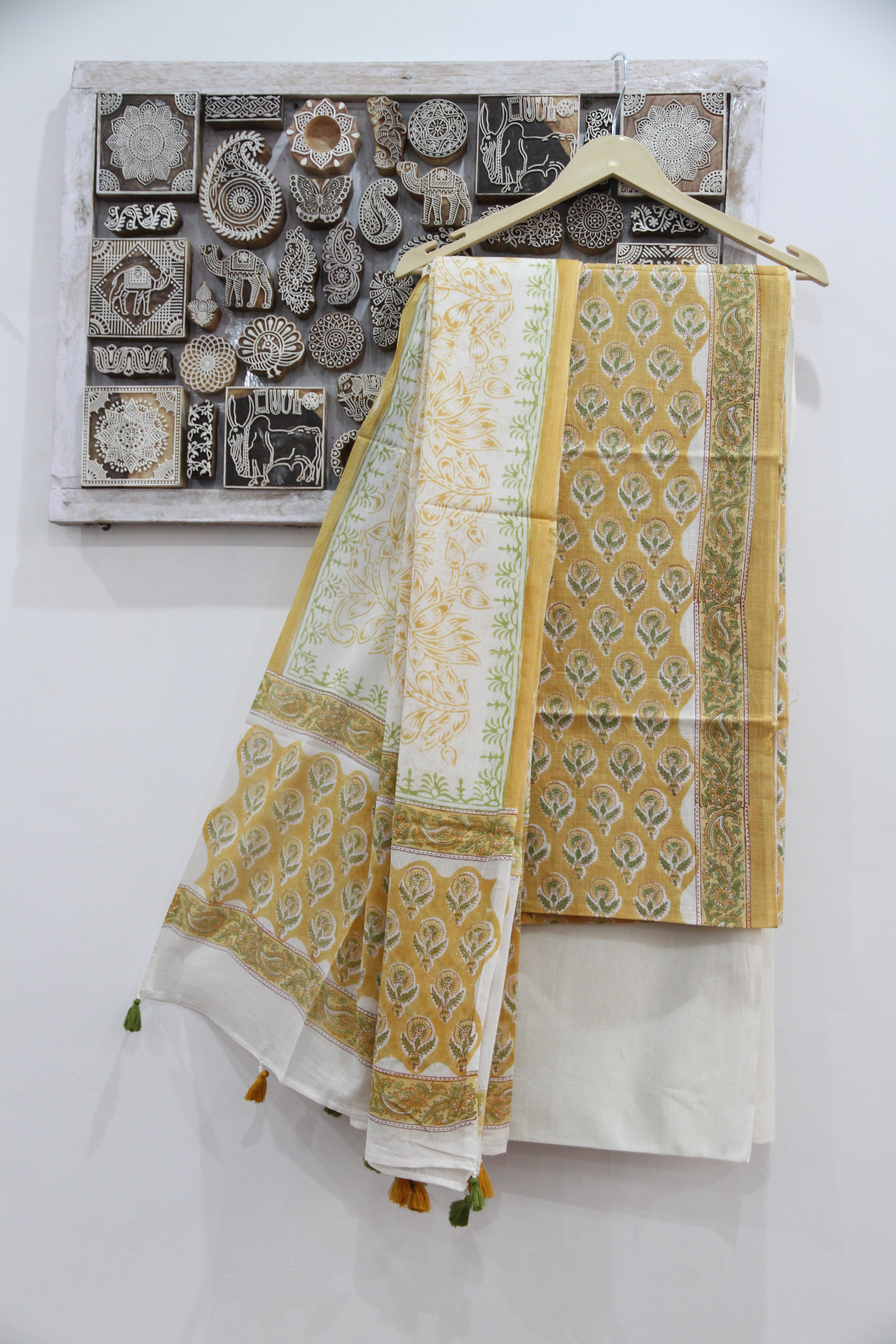 White_and_yellow_buti_hand_block_printed_cotton_dress_material_with_dupatta_2-1